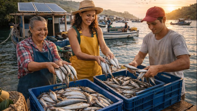 A inclusão de mulheres e jovens fortalece a cadeia produtiva da pesca, avalia Joel Alves.
