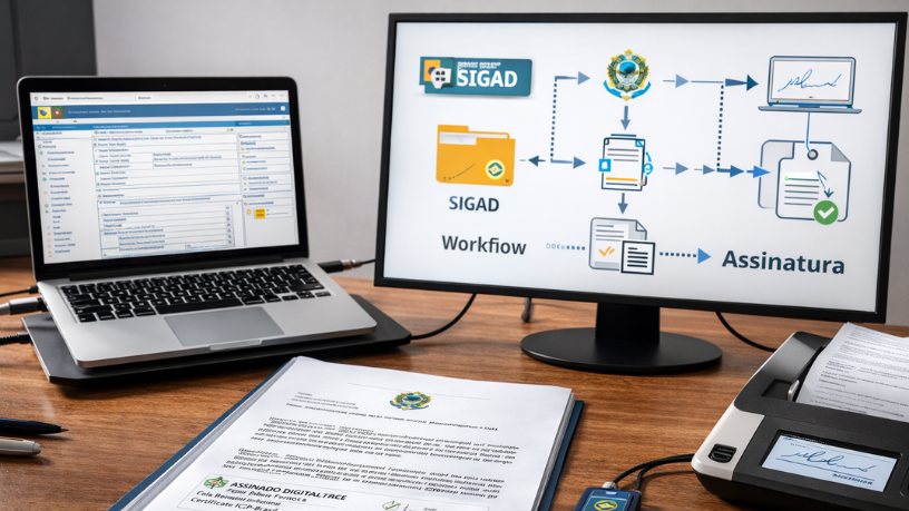 Dataeasy apresenta a nova fronteira da automação pública com integração entre SIGAD, workflows e assinaturas ICP-Brasil.